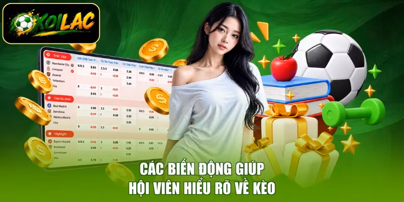 Các biến động giúp hội viên hiểu rõ về kèo