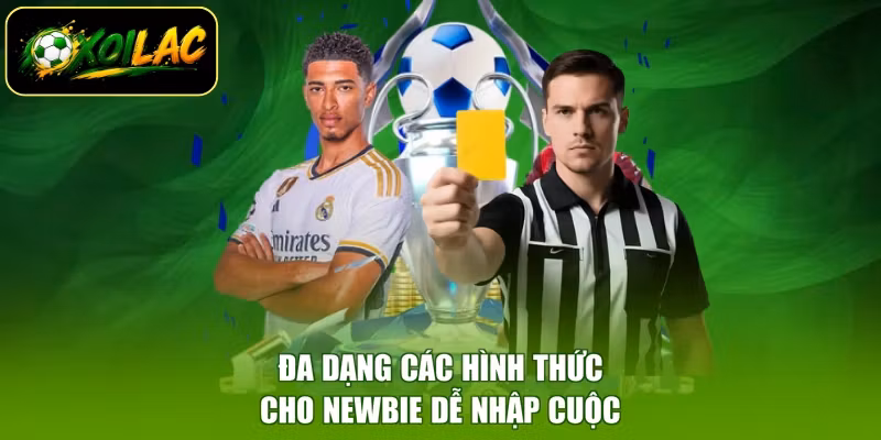 Đa dạng các hình thức cho newbie dễ nhập cuộc