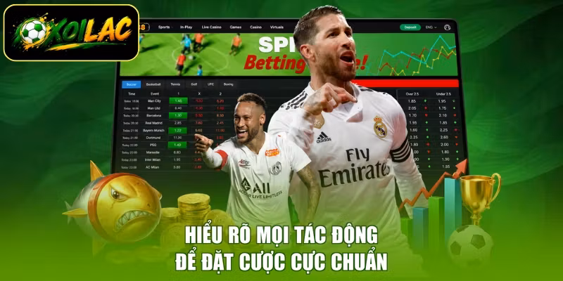 Hiểu rõ mọi tác động để đặt cược cực chuẩn