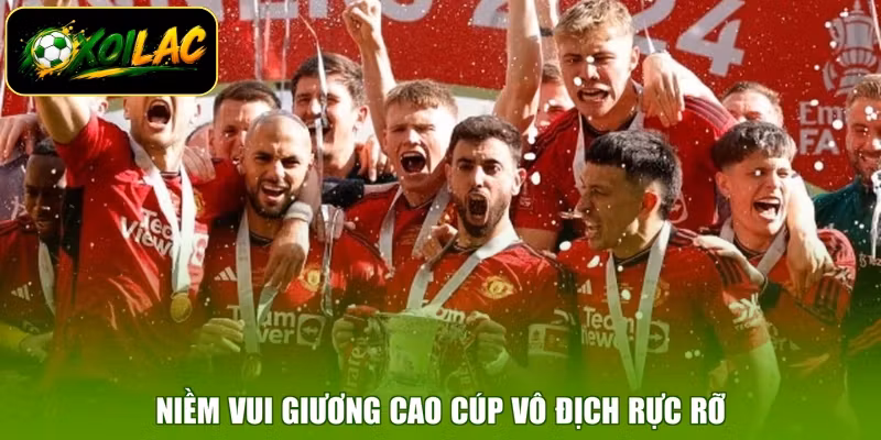 Niềm vui giương cao cúp vô địch rực rỡ