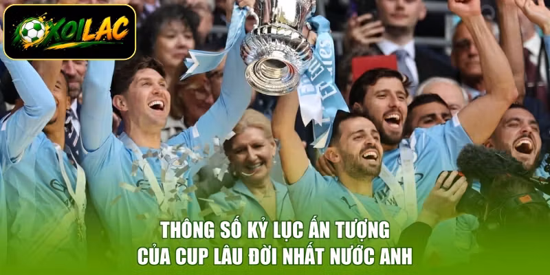 Thông số kỷ lục ấn tượng của Cup lâu đời nhất nước Anh